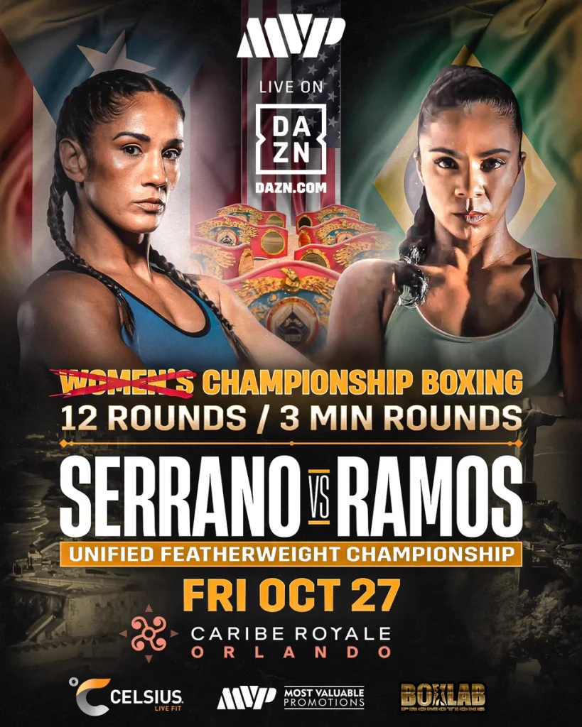 Amanda Serrano To Face Danila Ramos In Title Fight Scheduled For Twelve Three-Minute Rounds